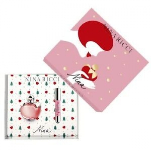 Nina Ricci Set Nina W edt 80ml + 2,5 gr Lipstick Pink Fancy Matte